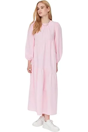 Trendyol Women Modest Maxi A-line Regular Woven Modest Dresses