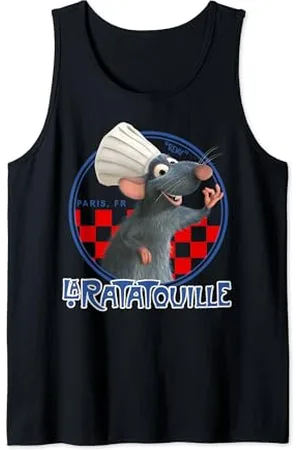Disney Pixar Ratatouille Remy Chef Hat Portrait Tank Top