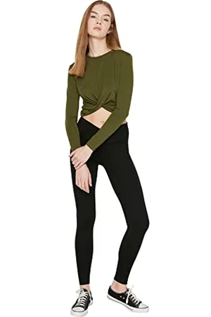 Trendyol FeMan Loungewear Regular fit Basic Crew Neck Knit Blouse