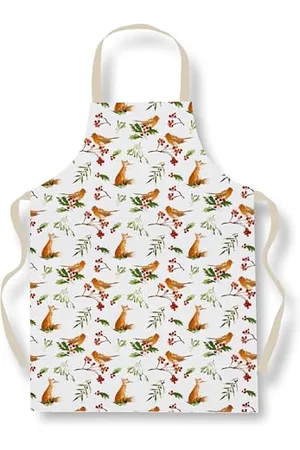 Cooksmart British Designed Christmas Apron | Aprons For Women & Men | Christmas Cooking Apron For All Types Of Kitchens | Apron For Women & Men - A Winters Tale (PVC)
