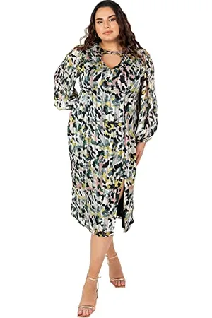 Lovedrobe Womens Plus Size Dress Summer Ladies Keyhole Neckline Size 16