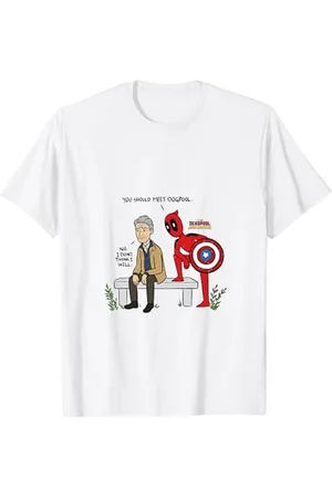 Marvel Deadpool & Wolverine You Should Meet Dogpool Old Cap T-Shirt