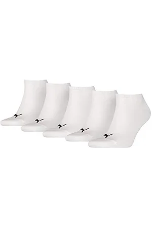 PUMA Unisex Unisex Plain Sneaker - Trainer (5 Pack) Socks, , 2.5-5 UK