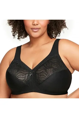 Glamorise Full Figure Plus Size MagicLift Natural Shape Support Bra Wirefree #1010