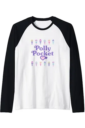 Polly Pocket Official Figures Raglan Baseball Tee