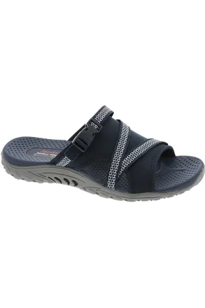 Skechers Reggae - Slip On Sport Sandals for Women, Marine, 24.0 cm