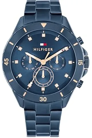 Tommy Hilfiger Analogue Multifunction Quartz Watch for Women with Stainless Steel Bracelets