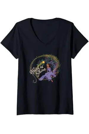 Disney Wish Watch Us Shine V-Neck T-Shirt