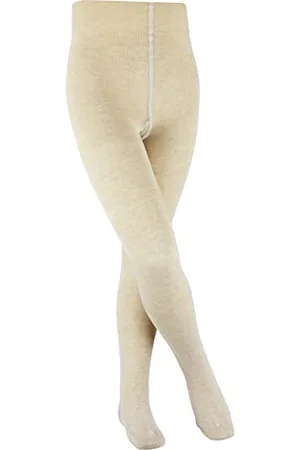 Falke Unisex Kids Family K Ti Sustainable Cotton Plain 1 Pair Tights, , 9-11.5