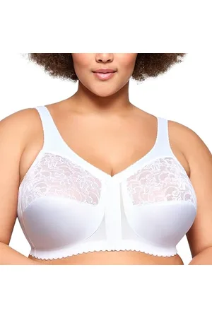 Glamorise Full Figure Plus Size MagicLift Front-Closure Support Bra Wirefree #1200