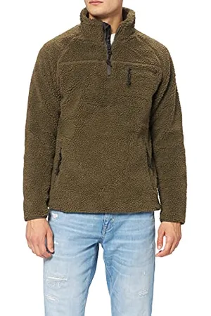 Brandit Teddy Fleece Pullover Winter Jumper with Fleece Lined Hunting Outdoor Plush - , 4XL
