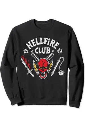 Stranger Things Logo Hellfire Club Classic Fan Memorabilia Sweatshirt