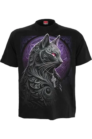 Spiral Celtic Whiskers - Front Print T-Shirt - M