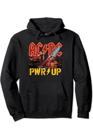 AC/DC Rock Music Band PWRUP Stage Lights Pullover Hoodie