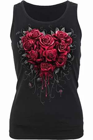 Spiral Bleeding Heart - Razor Back Top - XL
