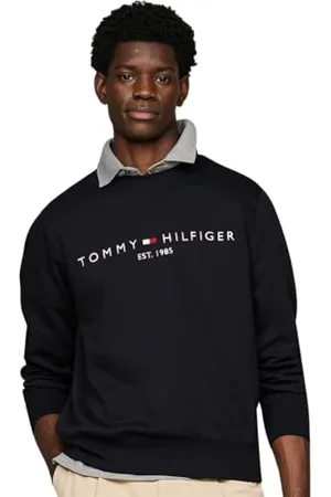 Tommy Hilfiger Men Tommy Logo Sweatshirt without Hood, , XS