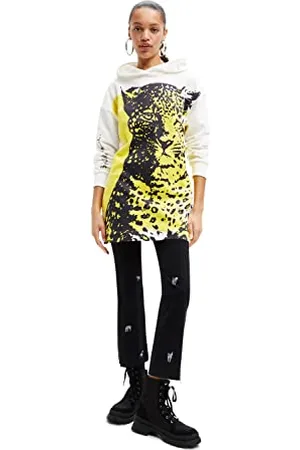 Desigual Wild Tiger Sweatshirt Dress 22WWVK64