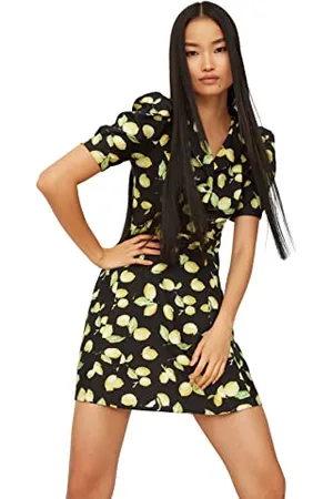 Trendyol Women Mini Skater Fitted Woven Dress