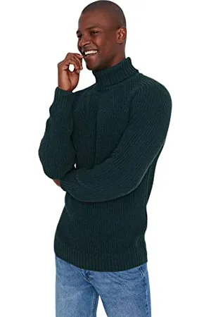 Trendyol Man Plus Size Slim Bodycon Turtleneck Knitwear Sweater