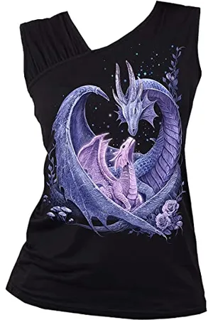 Spiral Womens G072 Tops Sleeveless T-Shirt, , L UK