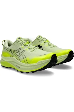 Asics Trabuco Max 3 Mens Trainers Road Running Shoes Matcha/Black 7 (41.5)