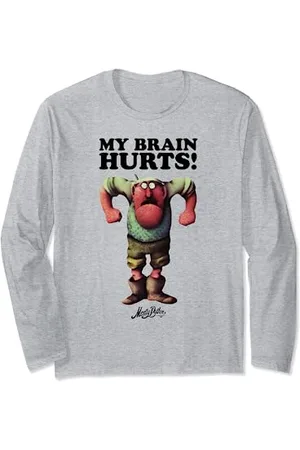 Monty Python Official Gumby My Brain Hurts Long Sleeve T-Shirt