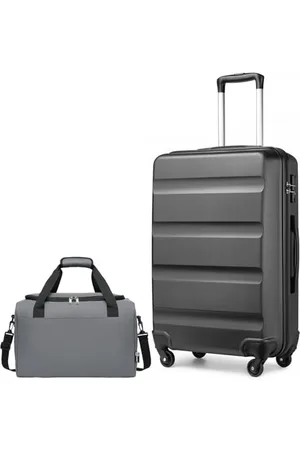 Kono Luggage 2 Piece Sets Medium Suitcase with TSA Lock Hard Shell ABS Travel with Ryanair Carry On Hand Cabin Bag 40x20x25 ( ,24