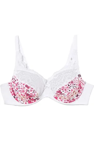 Playtex Womens With Microfibre Underwire Flower Elegance Support And Comfort X10 Bra, , 38D UK