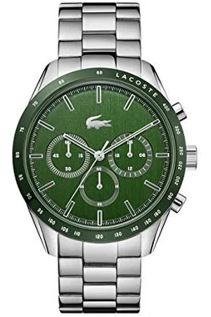 Lacoste Chronograph Quartz Watch BOSTON Collection for Men with Leather or Stainless Steel bracelet in Link or Mesh
