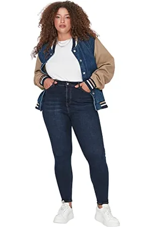 Trendyol Women Plus Size High Waist Skinny fit Plus Size Jeans
