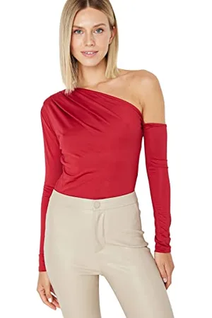 Trendyol Women Plain Middle Knit Bodysuit