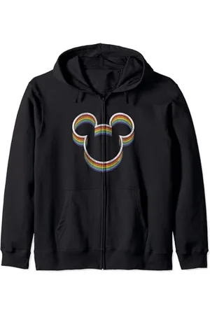 Disney Mickey And Friends Rainbow Ears Zip Hoodie