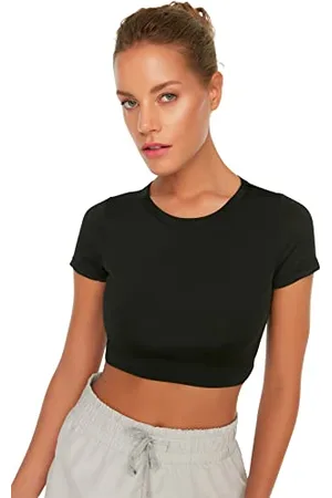 Trendyol FeMan Sportswear Fitted Bodycon Crew Neck Knit Blouse