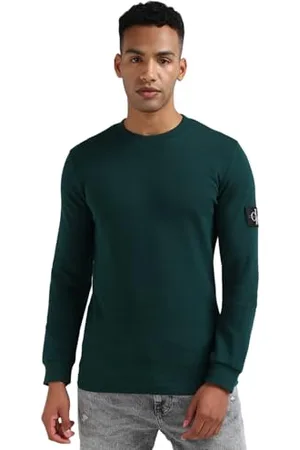Calvin Klein Calvin Klein Men’s Basic Badge Waffle Long Sleeve Top, , XS