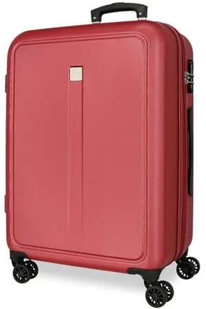 Roll Road Camboya Cabin Trolley, Black, 40 x 55 x 20 cm, Rigid ABS Combination Lock, Side Lock, 37 L, 3.08 kg, 4 Wheels, Hand Luggage, , Mediana, Medium Suitcase