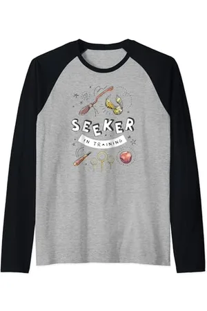 Harry Potter Seeker In Training Raglan Baseball Tee