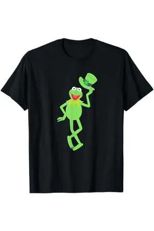 Disney Muppets Kermit the Frog with Top Hat St Patrick’s Day T-Shirt