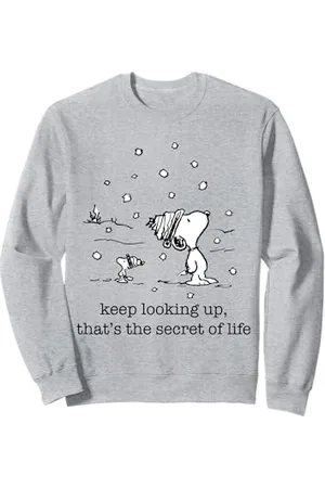 Peanuts Snoopy and Woodstock Christmas Snowfall Sweatshirt