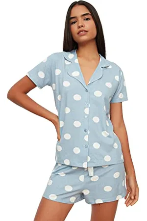 Trendyol Polka Dot Knitted Pyjamas