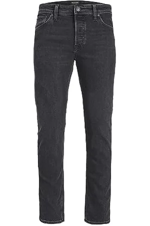 JACK & JONES Mens Denim Jeans, Mike Original, Comfor Fit, Classic Five Pocket Style, Denim (UK, Waist & Inseam, 32, 34, )