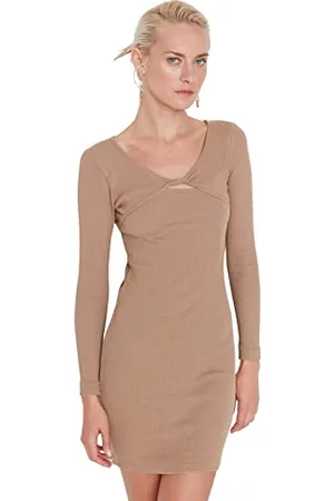 Trendyol Women Mini Bodycon Regular Knit Dress