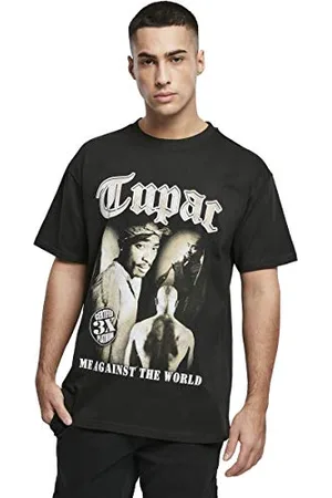 Mister Tee Herren Tupac MATW Sepia Oversize Tee T-Shirt, , XL