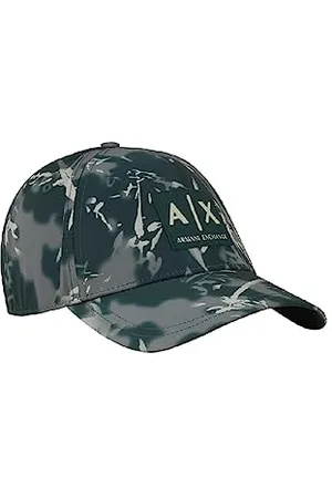 Armani Exchange All-Over camo Printed hat Baseball Cap, , One Size