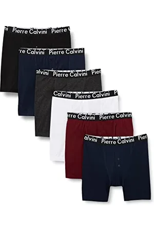 Pierre Calvini (6/12-Pack Mens Boxers with Elastic Waistband | Men