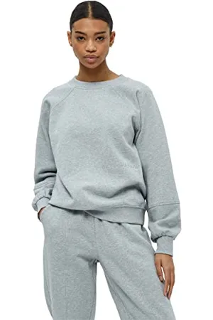 Beyond Now Brooklyn Gots SweaT-shirt, Grey SweaT-shirts For Women Uk, Spring Sweater For Women, Size XL
