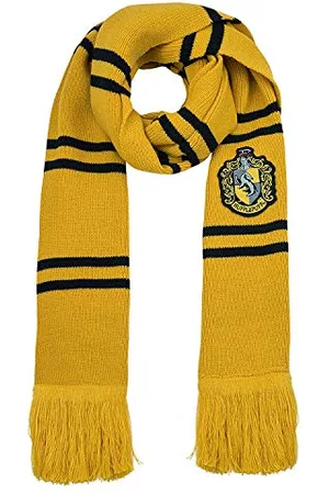 Cinereplicas Harry Potter - Scarf - Ultra soft - Deluxe Edition - Officially licensed - Hufflepuff - 250 cm - Yellow & black