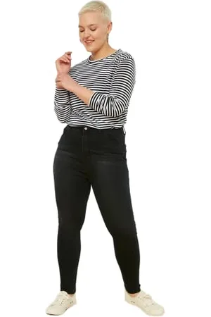 Trendyol Women Plus Size High Waist Skinny fit Plus Size Jeans