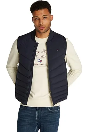 Tommy Hilfiger Men’s Mix Quilt Water Repellent Gilet