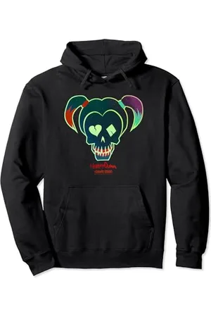 DC Comics Originals Suicide Squad Harley Quinn Skull Pullover Hoodie Pullover Hoodie
