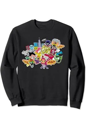 DC Comics Originals Teen Titans Go! Pizza War! Sweatshirt